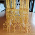 Reims Cathedral Model - Front View